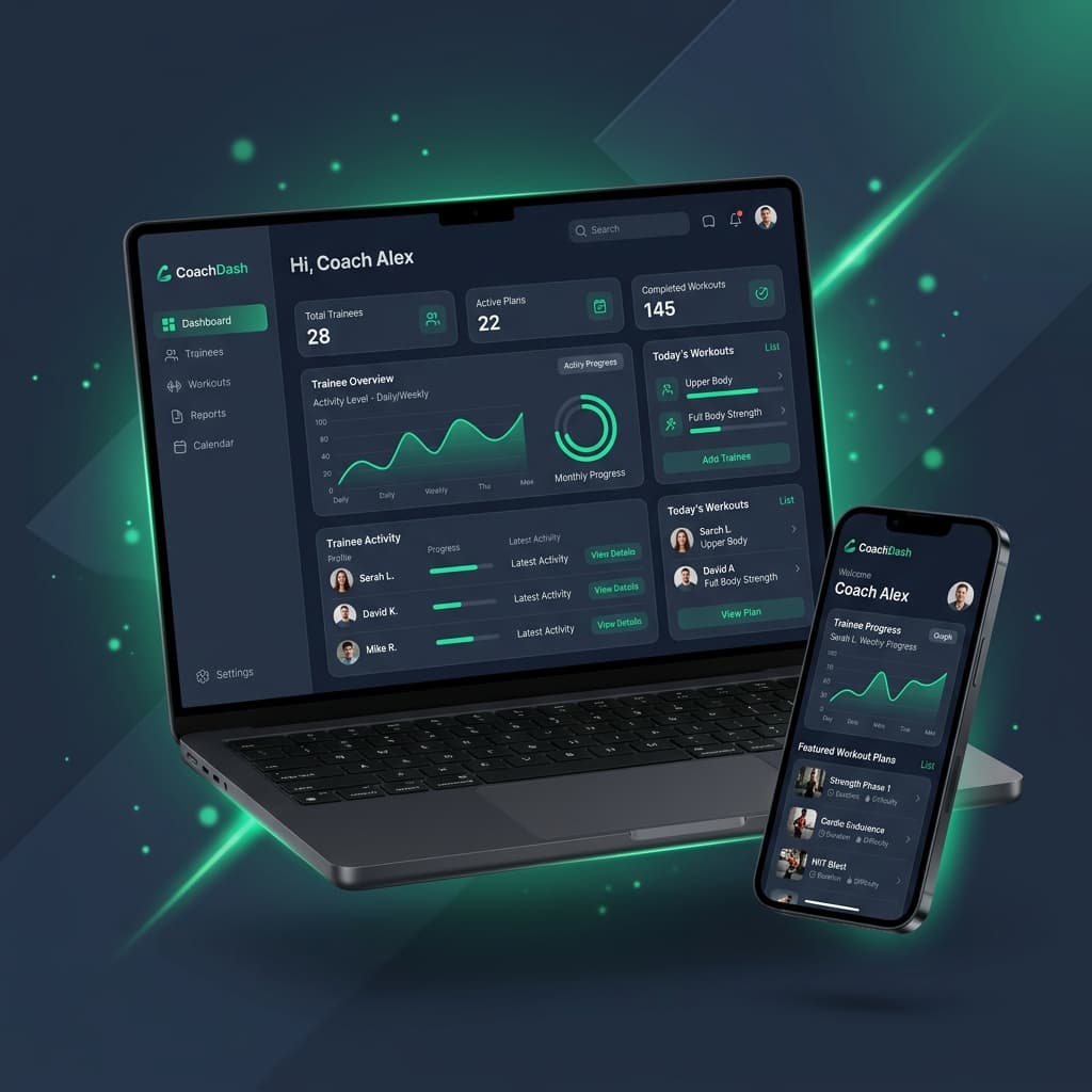 AltaFitSport Dashboard — Vista del coach